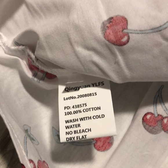 new PatPat Baby Girl Cherry Print Dress - Picture 4 of 4
